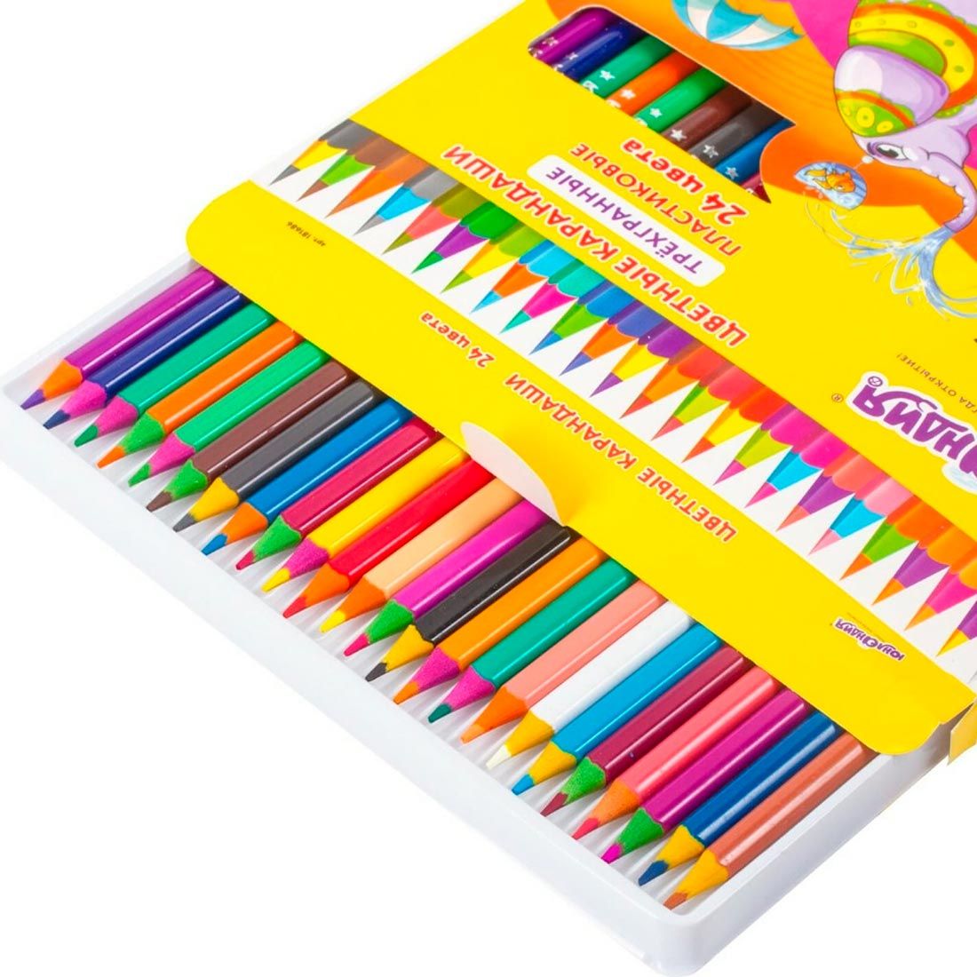 Карандаши цветные Юнландия Карнавал 24 цвета