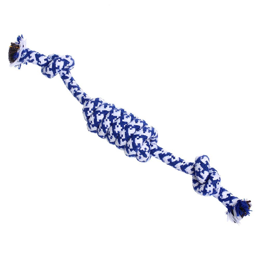 Игрушка-канат для собак мелких и средних пород Нескучайка 27 см синяя