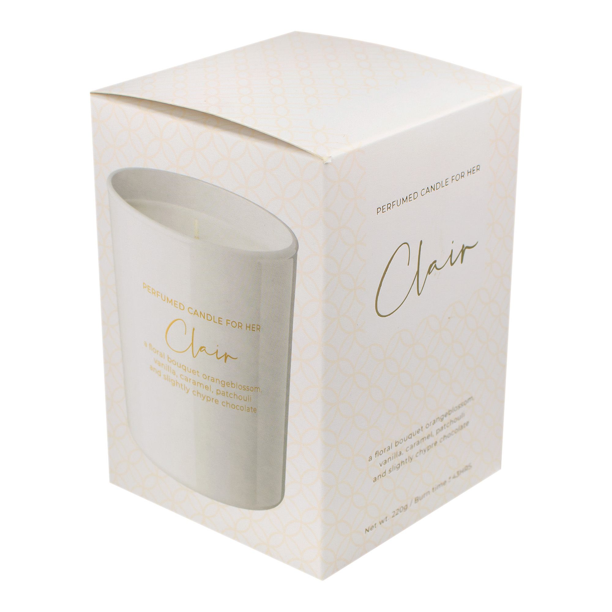 Свеча в стакане Для Него и для Нее 220гр ароматизированная Bartek