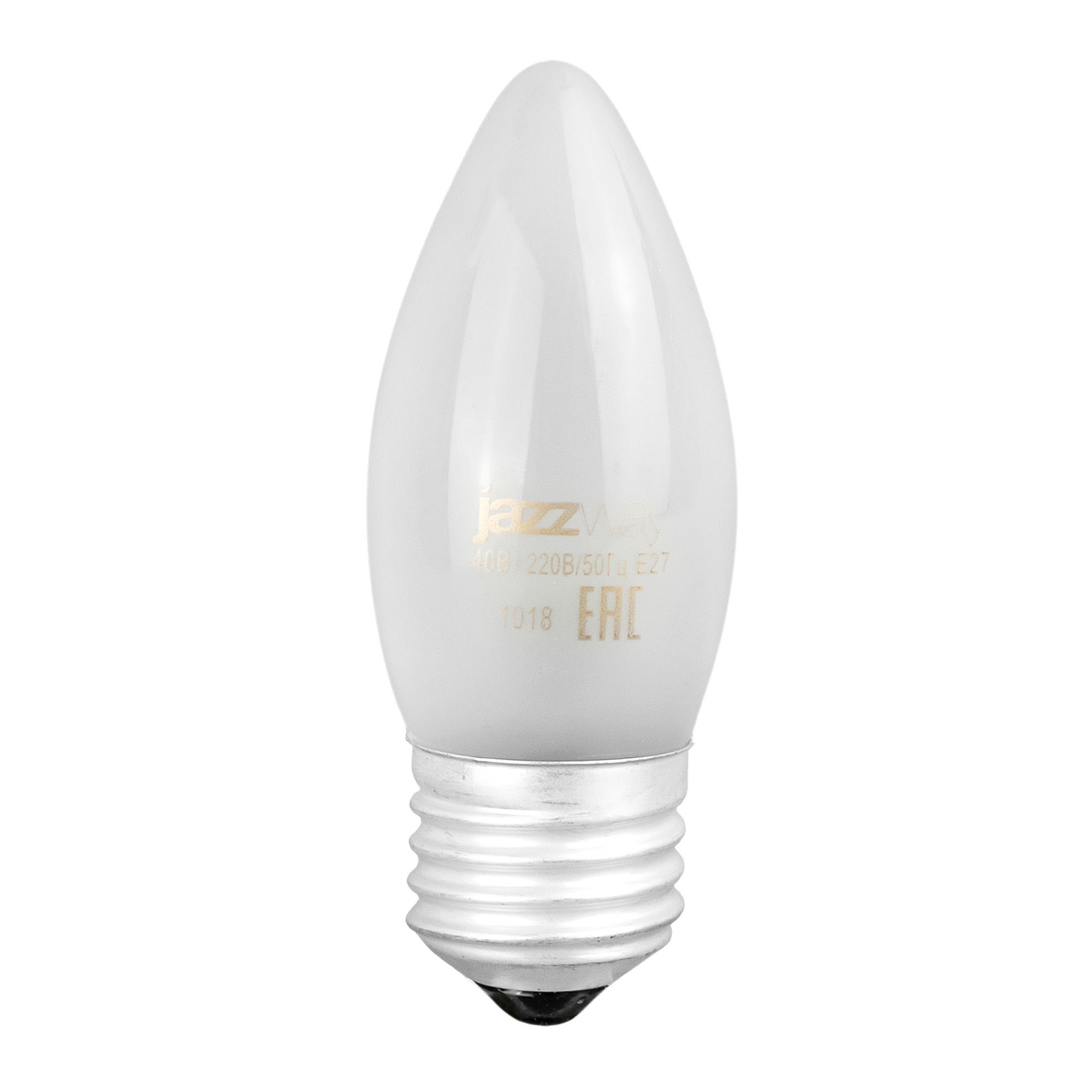 ЛАМПА накаливания свеч мат Е27 240V 40 Вт 350Лм Jazzway