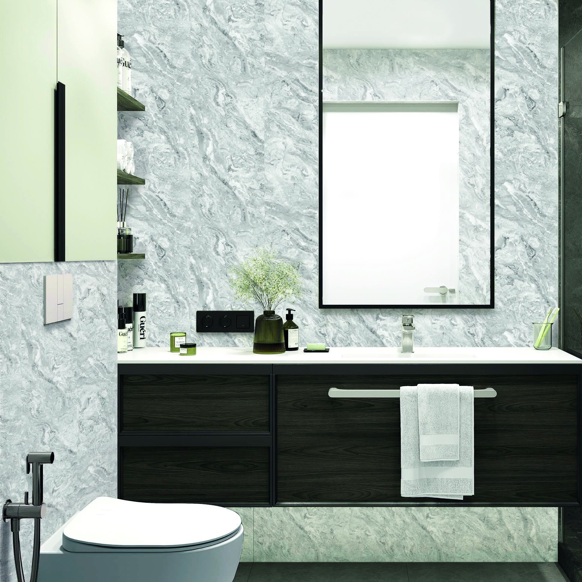 Панель ПВХ Мрамор азур 2700х250 мм