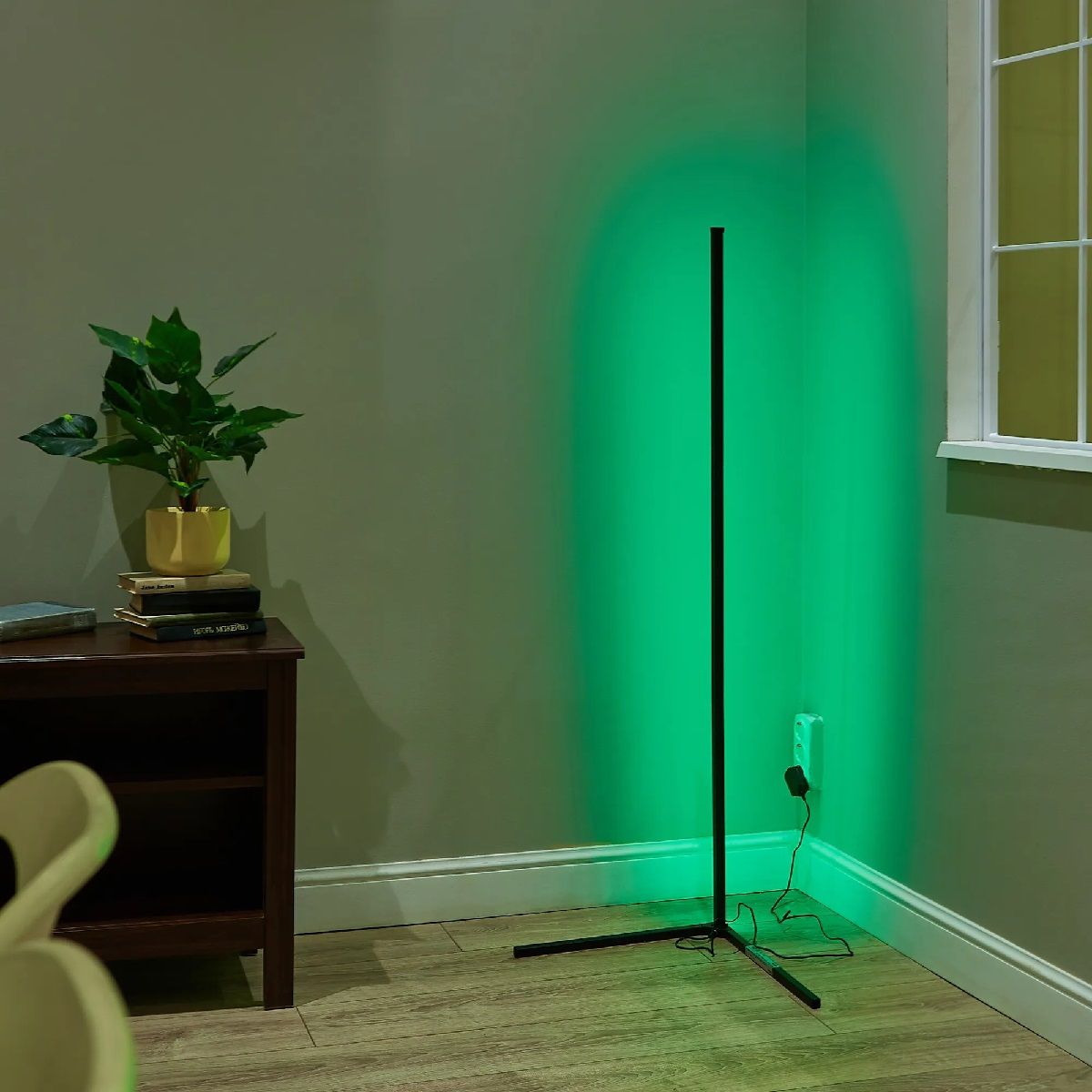 Торшер ULM-T630 10W/RGB/DIM/RC black