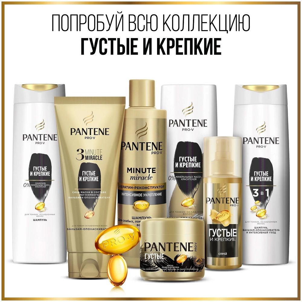 Бальзам для волос Пантин густые и крепкие 200мл