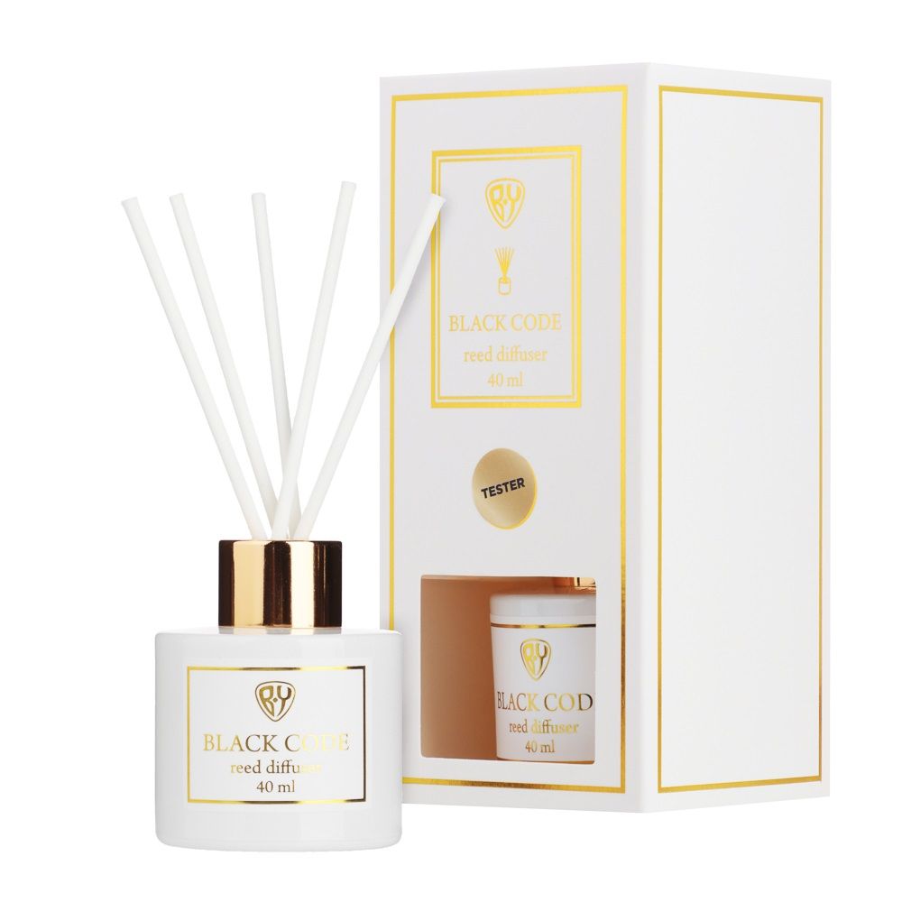 Аромадиффузор с палочками New Galaxy LuxWhite Wood sage, White flower, Black code 40 мл