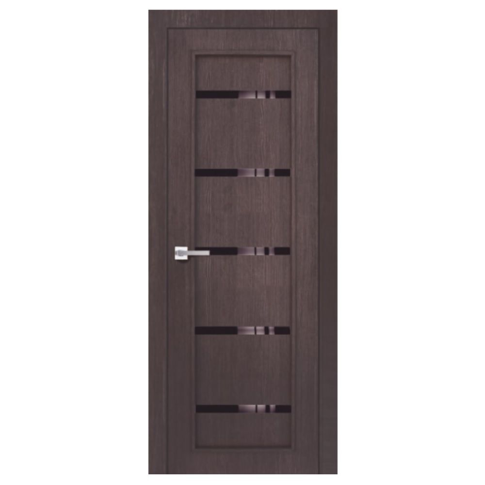 Полотно дверное ДО ЭКОЛайт 1 900мм Соренто венге ламинированное 3D пленка