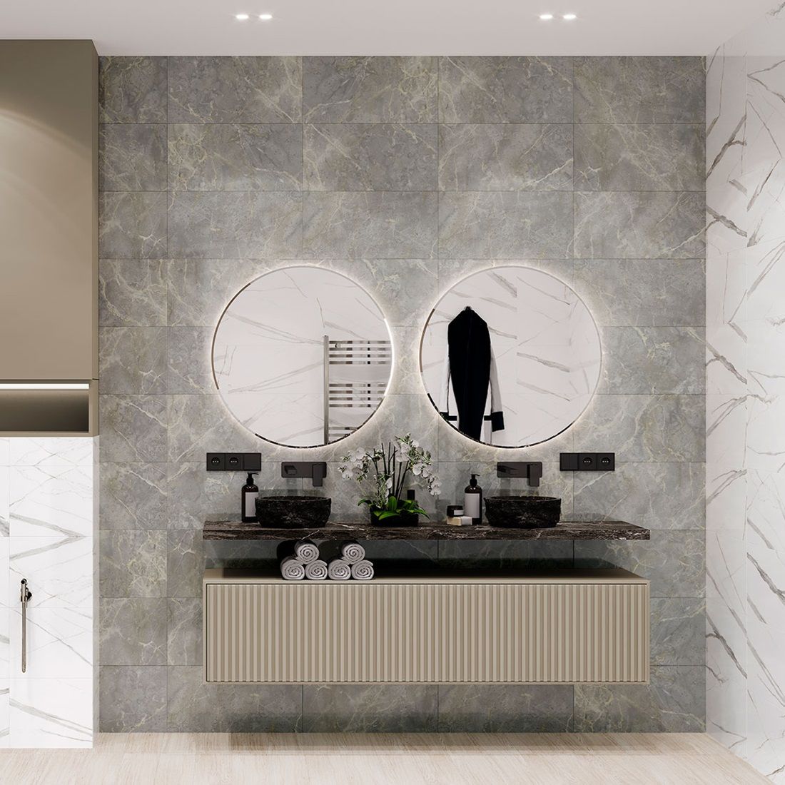 Плитка настенная Global Tile Spring_GT GT198VG 30x60 см серая 1,62 м2