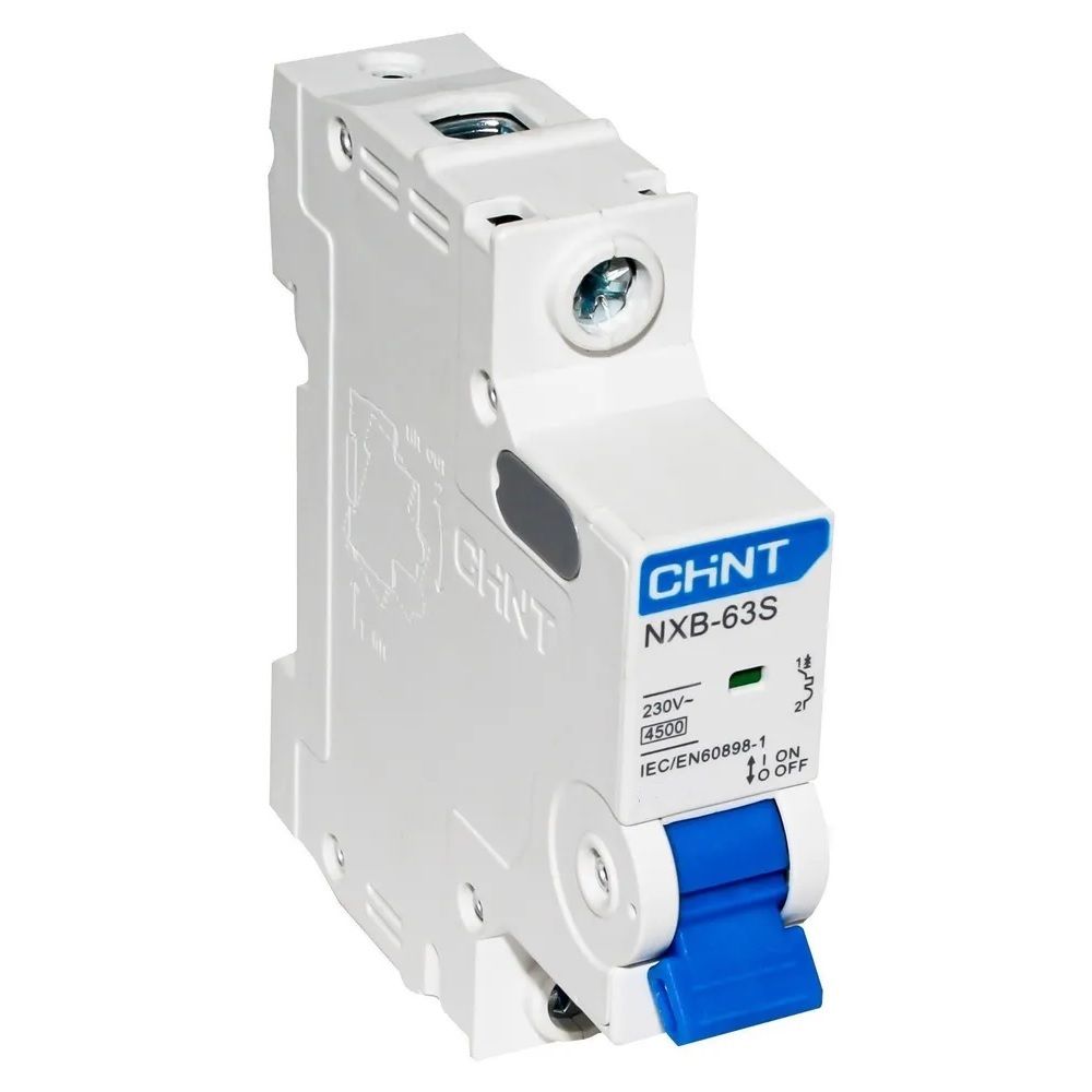 Выключатель автоматический модульный 1п C 50А 4.5кА NXB-63S (R) Chint 296715