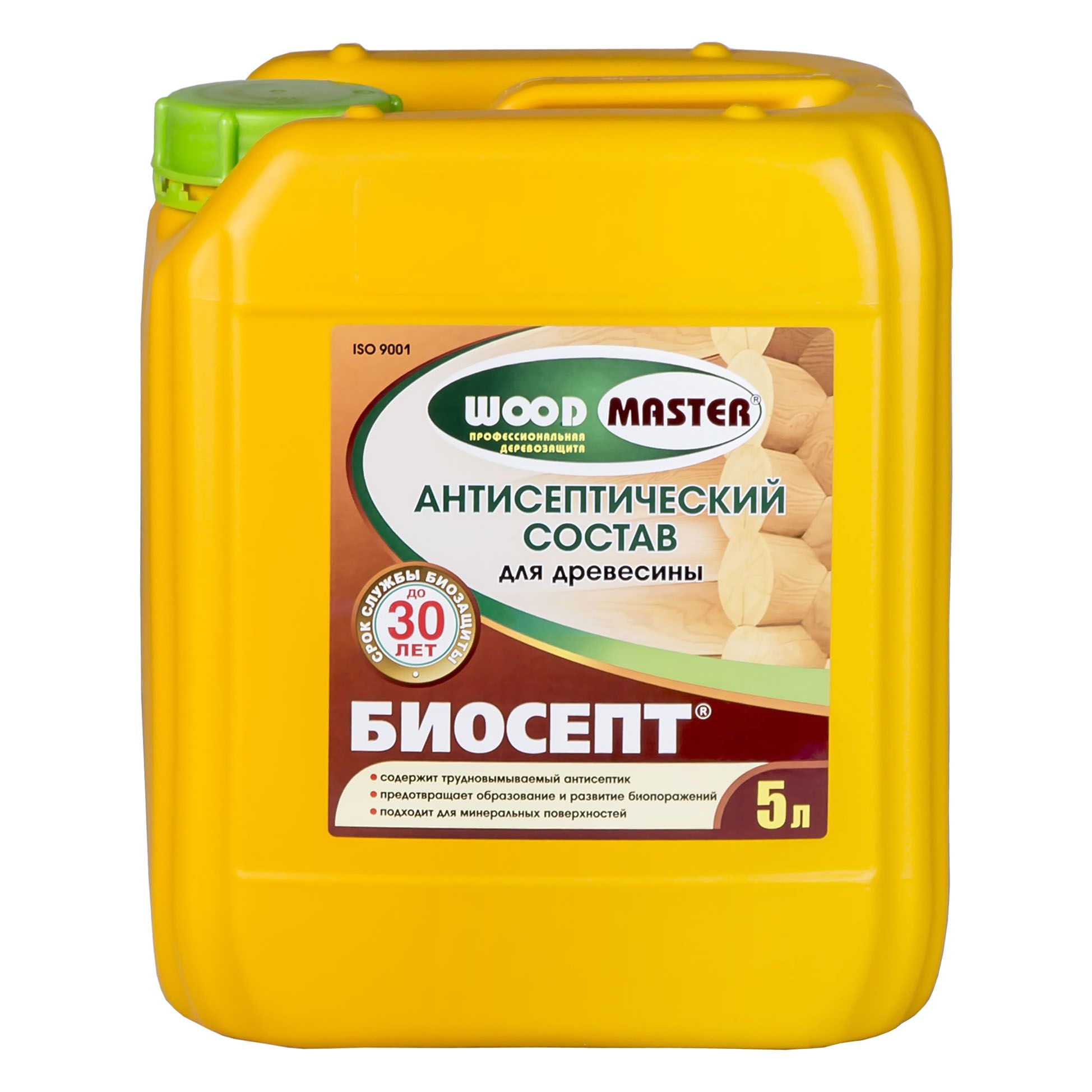 Биосепт Woodmaster бесцветный 5 л