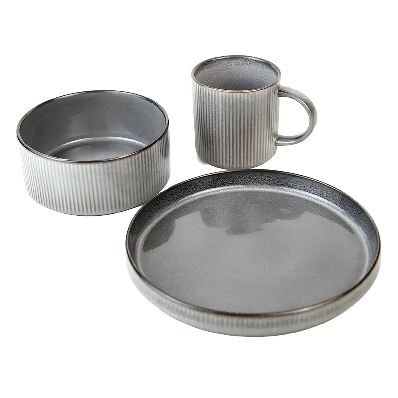 Набор столовый Fiona Brina на 4 персоны 16 предметов керамика