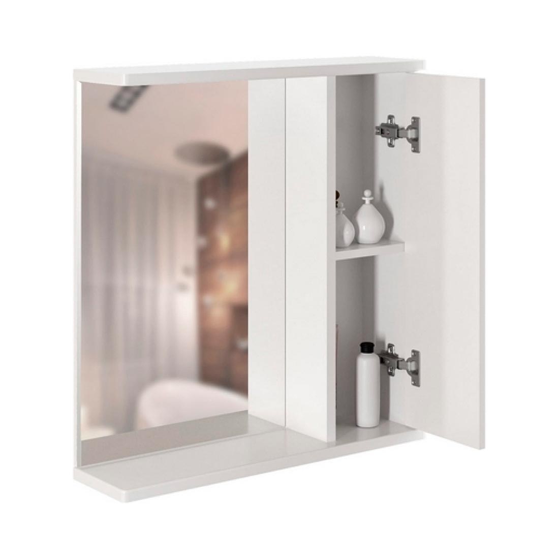 Шкаф зеркальный Росток 65 правый