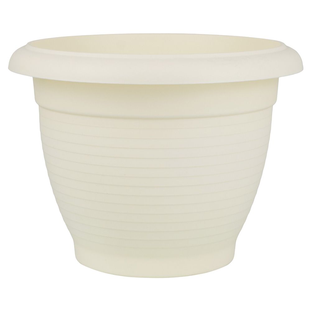 Горшок цветочный Терра кремовый 1 л