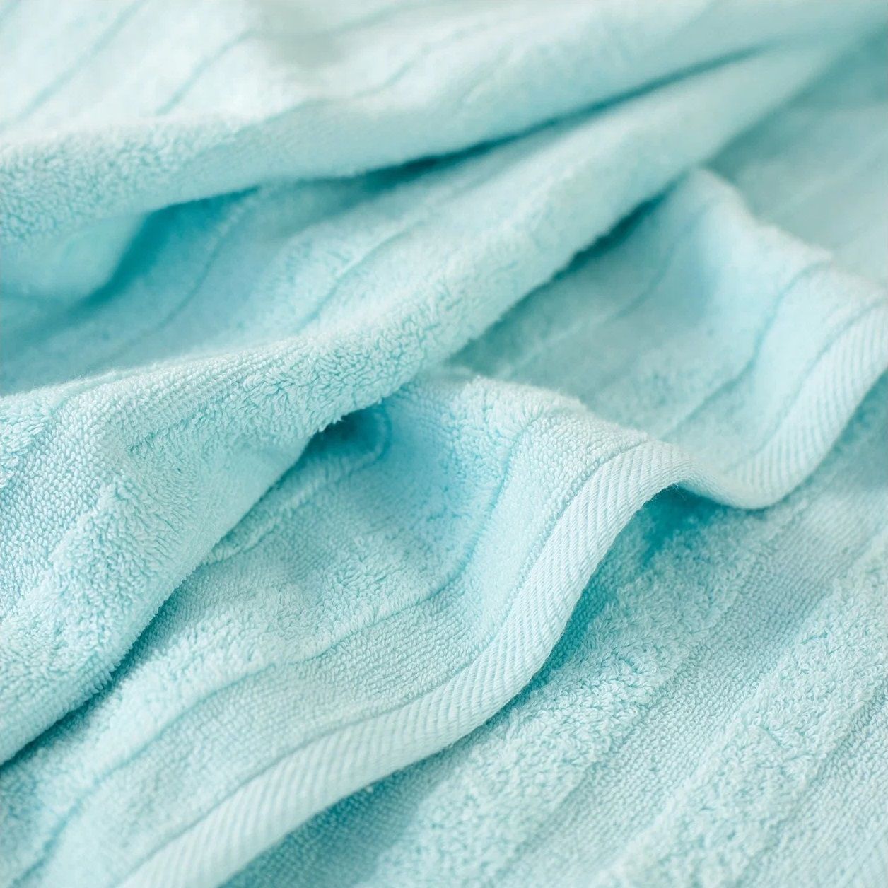 Полотенце махровое Verossa Stripe МХ50 50x90 см нежно-голубое