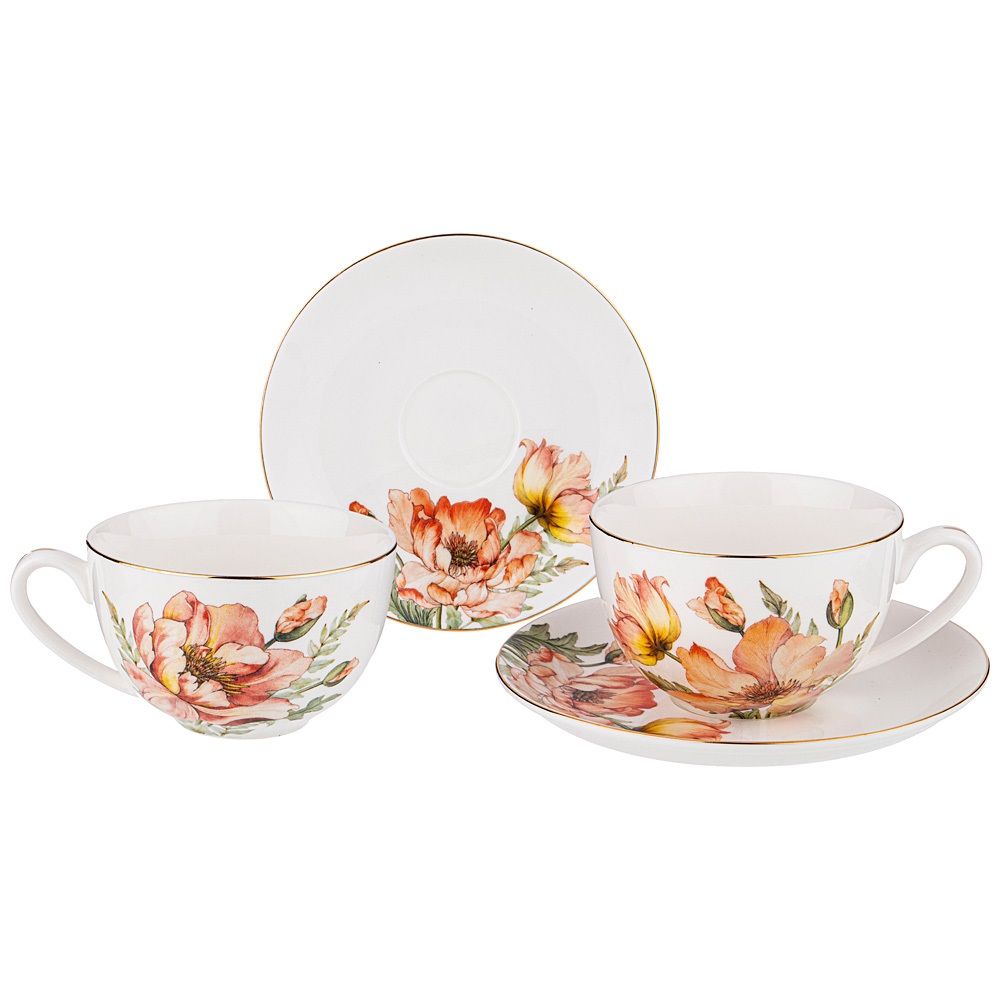 Набор чайный Lefard Sense на 2 персоны 4 предмета 280 мл