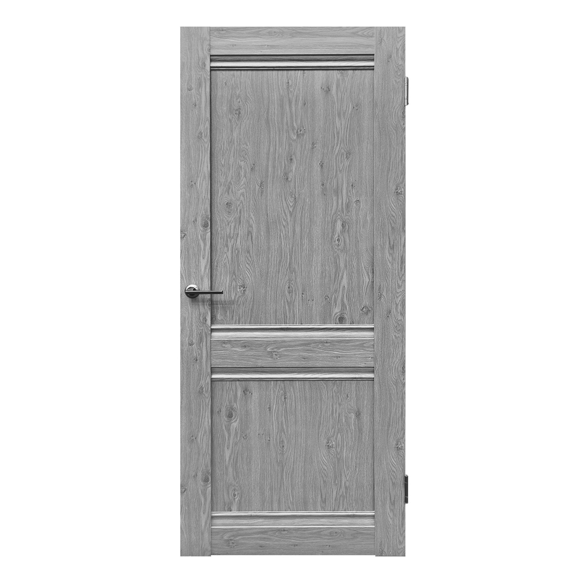 Полотно дверное Альфа 2 ПВХ ольха серая ДГ 2000х800х38 мм