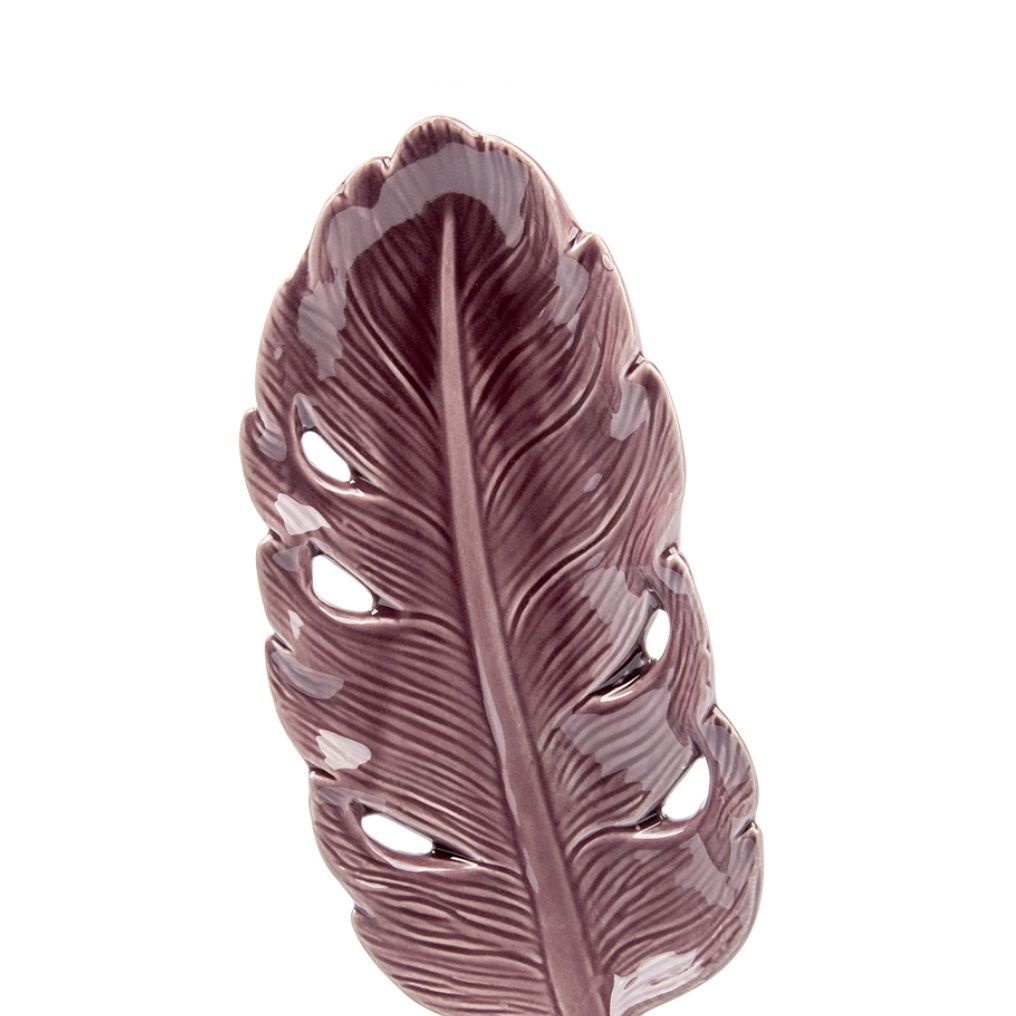 Блюдо керамическое Лист Д280 Ш123 В45 см