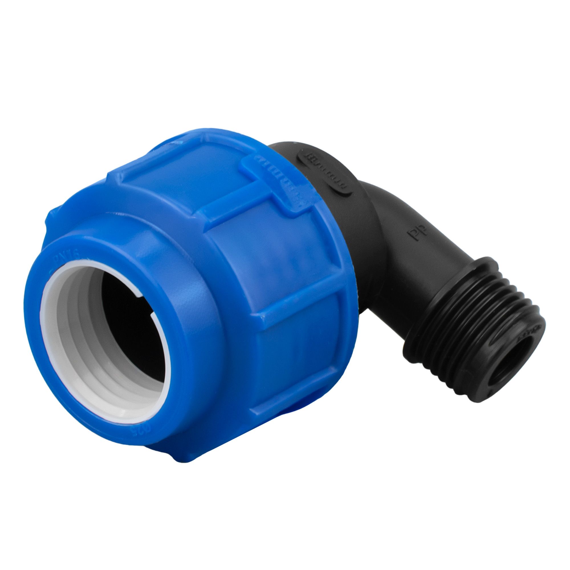 Отвод ПЭ 25 х 1/2" НР ТПК-АКВА