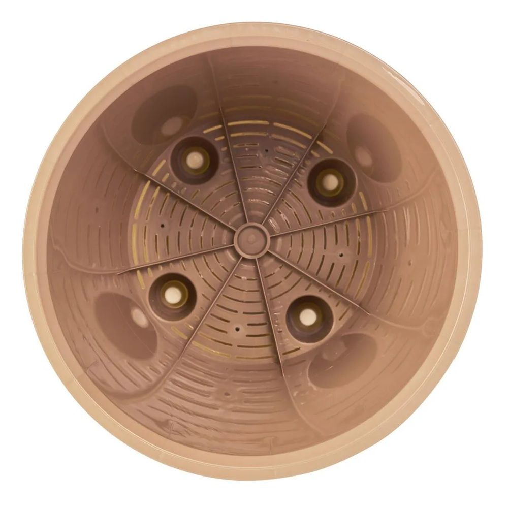 Горшок цветочный London на колесах сливочный 33 см 16 л