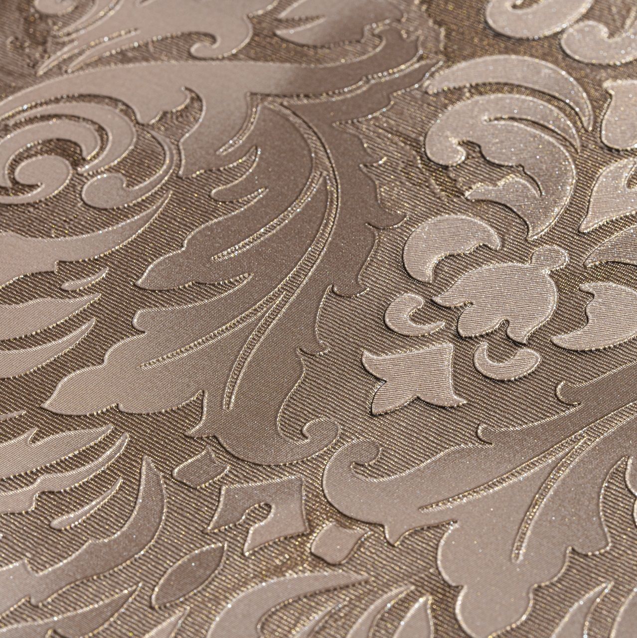 Обои Артекс Элиза 11267-05 коричневые дамаск 1,06х10,05 м