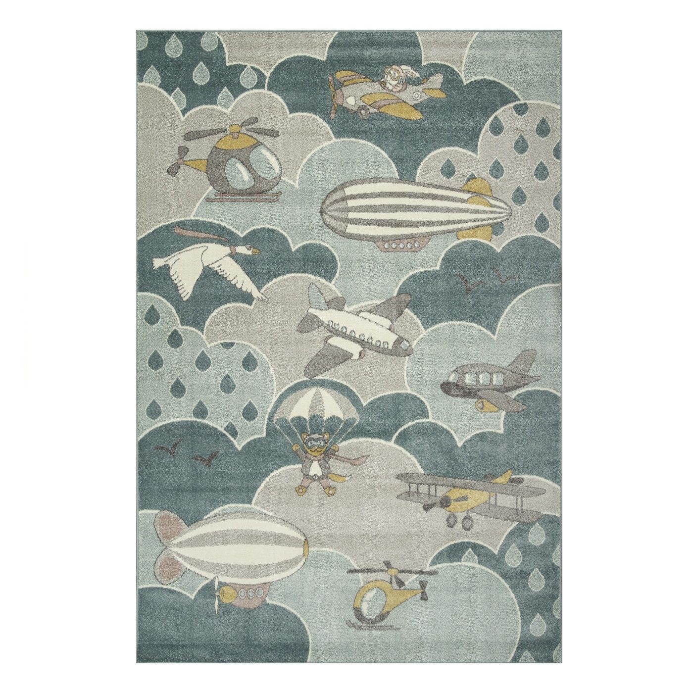 Ковер детский Izumrud Merinos C225 1,6х2,3 м разноцветный