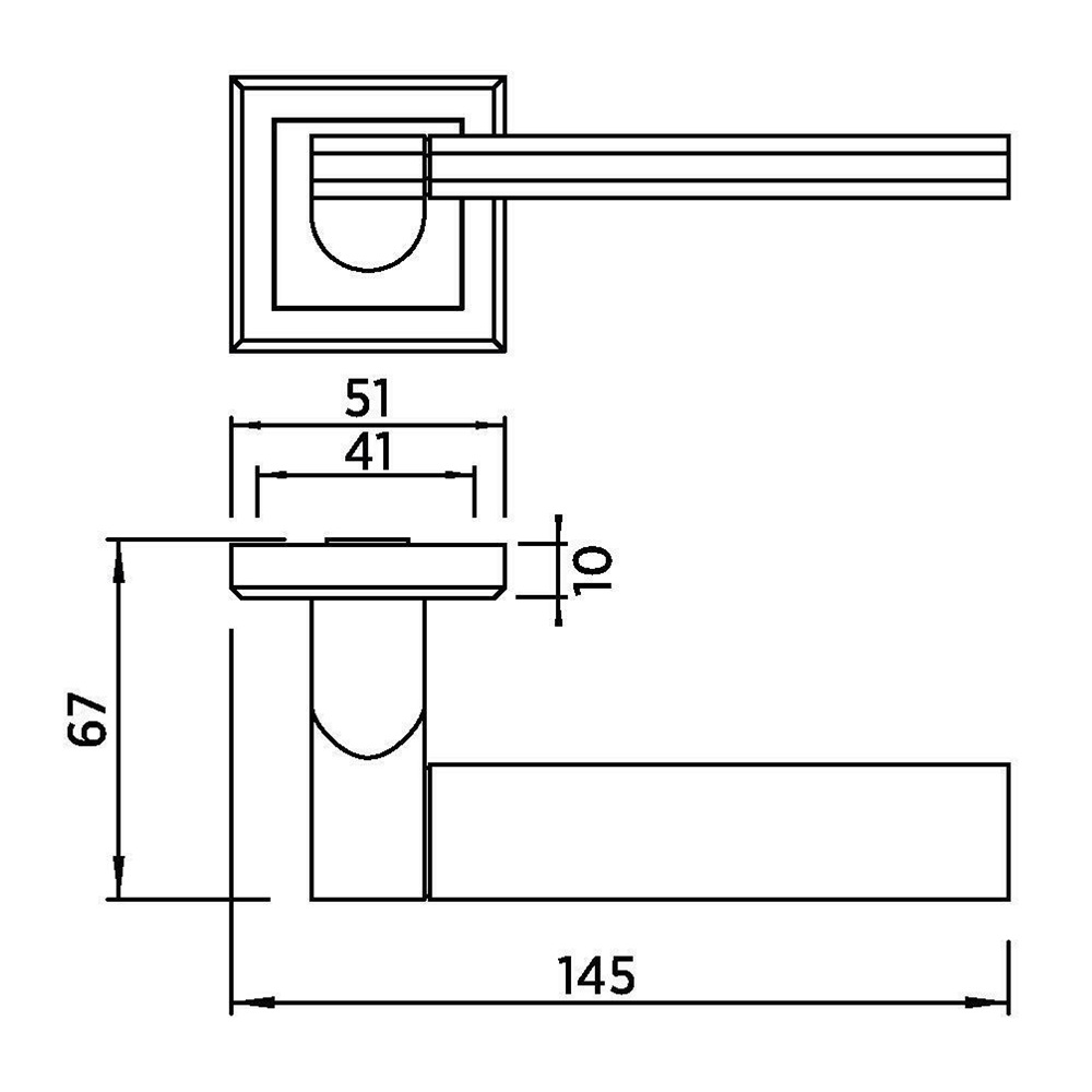 Ручка фалевая ELEVADO A-63-30 CHROME/S.CHROME
