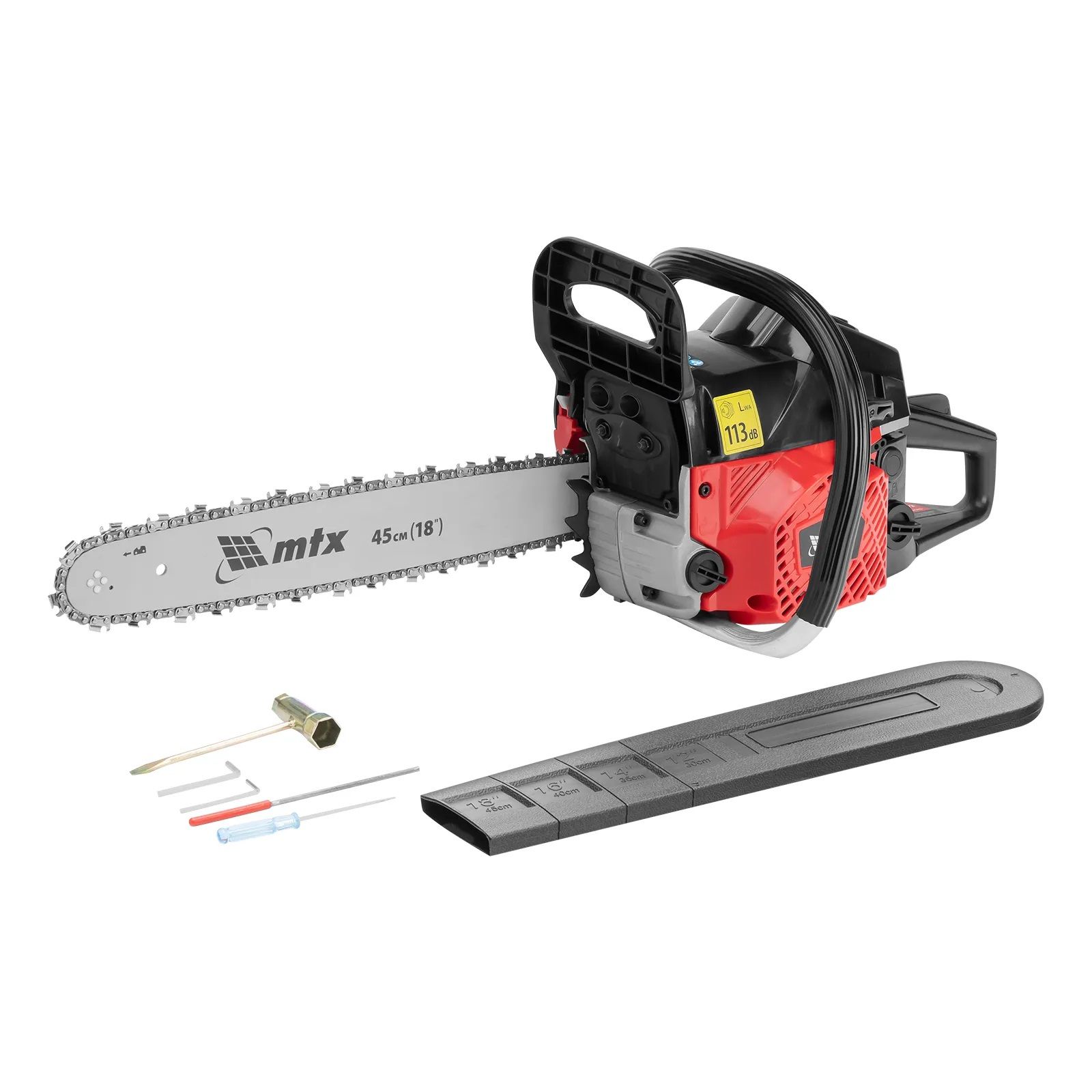 Пила цепная бензиновая MTX MS-5218 3,3 л.с. шина 18"/45 см