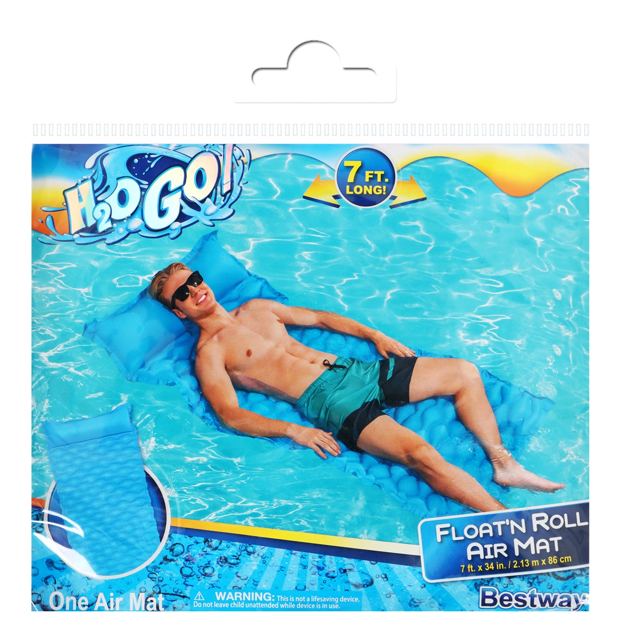 Матрас для плавания 213х86 см до 90 кг Bestway Float'n Roll 44020