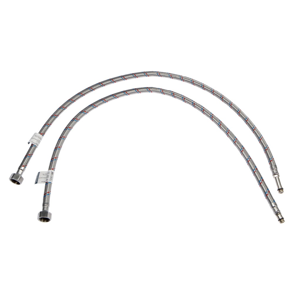 Подводка для смесителя 1/2"хМ10x1х35 1/2"хМ10x1х18 0,8 м Г/Ш 2 шт Mateu