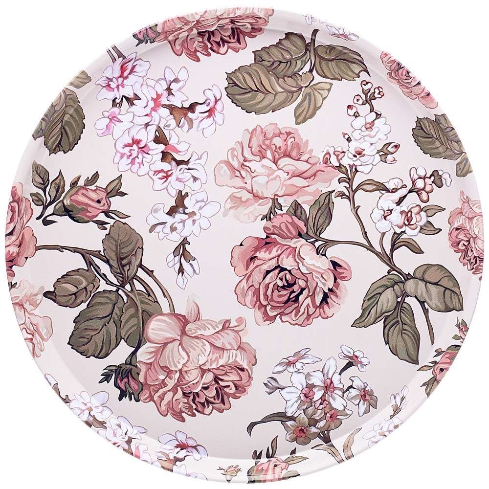 Поднос сервировочный Agness Gloria 33х2,1 см