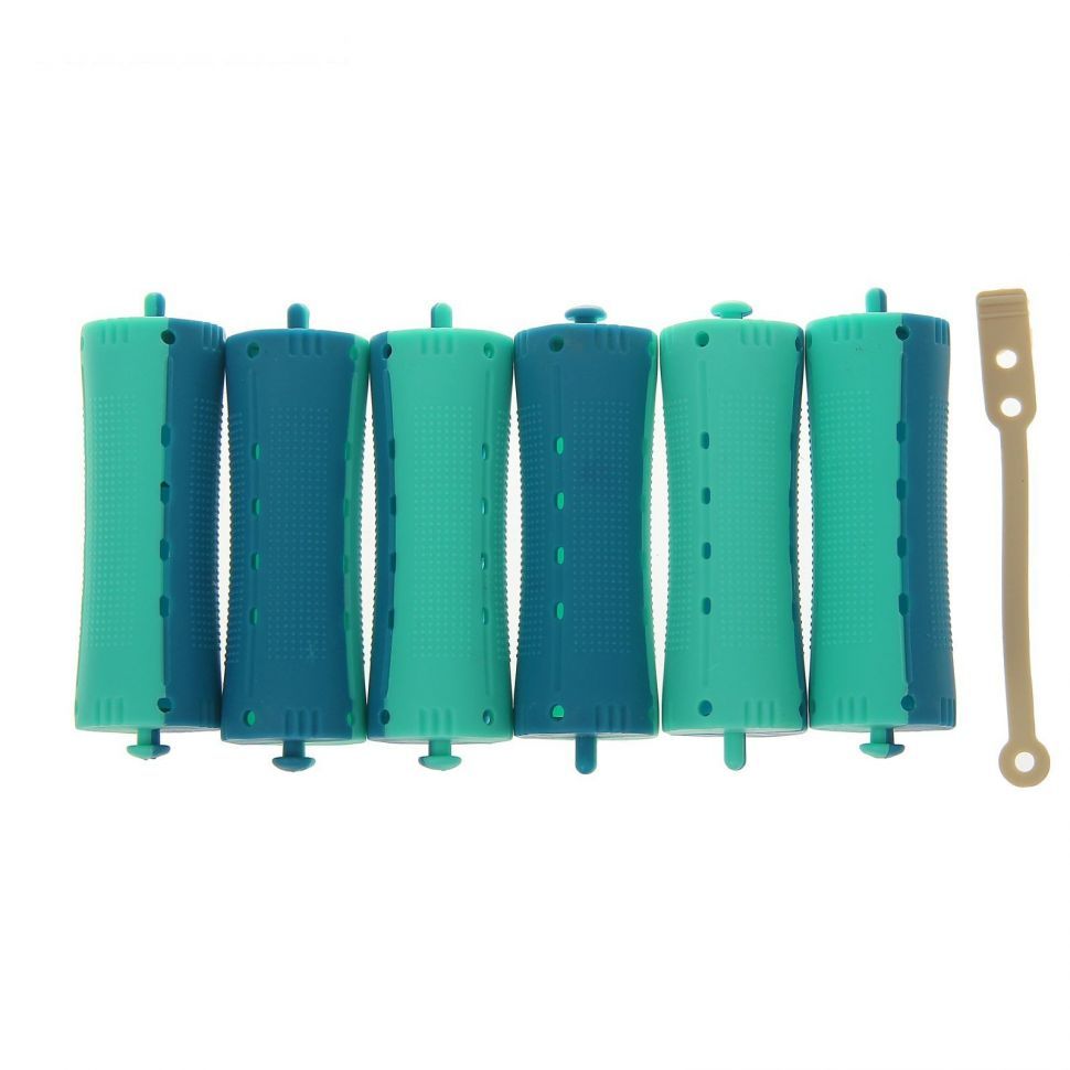 Бигуди коклюшки 6шт 28мм пластмассовые