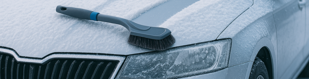 Быстрая очистка автомобиля от снега: честный разбор инструментов с мягкой рабочей кромкой