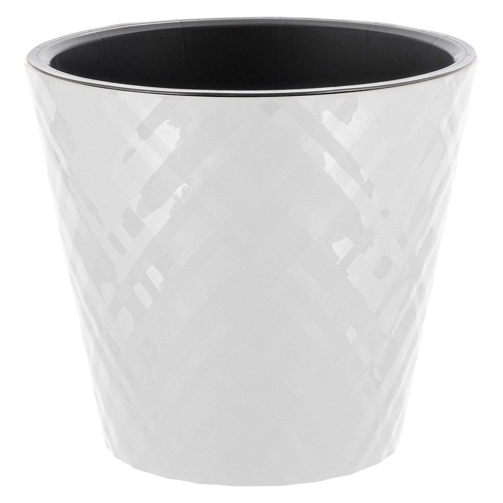 Горшок цветочный InGreen Manhattan Белоснежный жасмин 19 см 3,3 л c дренажной вставкой