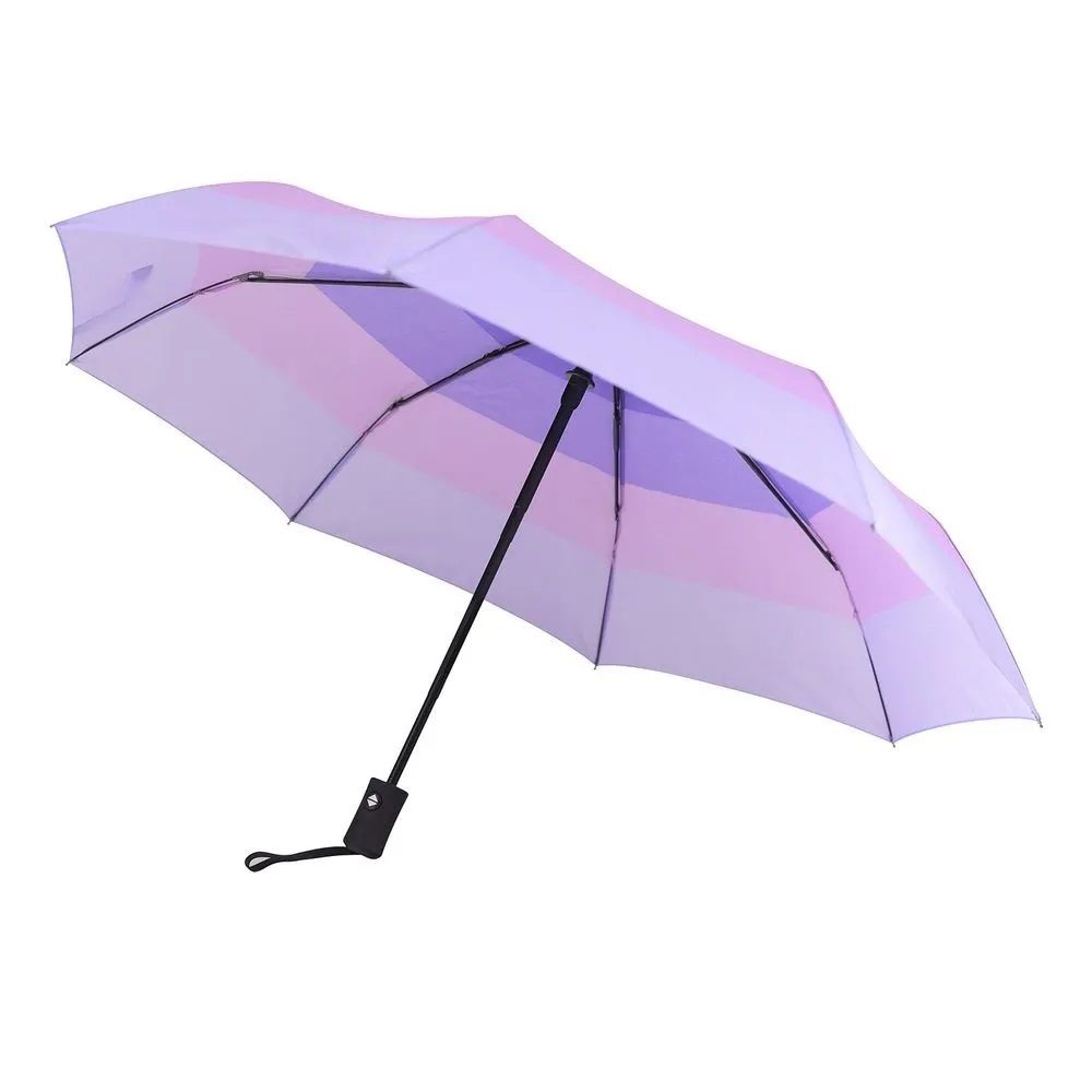 Зонт Градиент сирень складной автомат 24.50