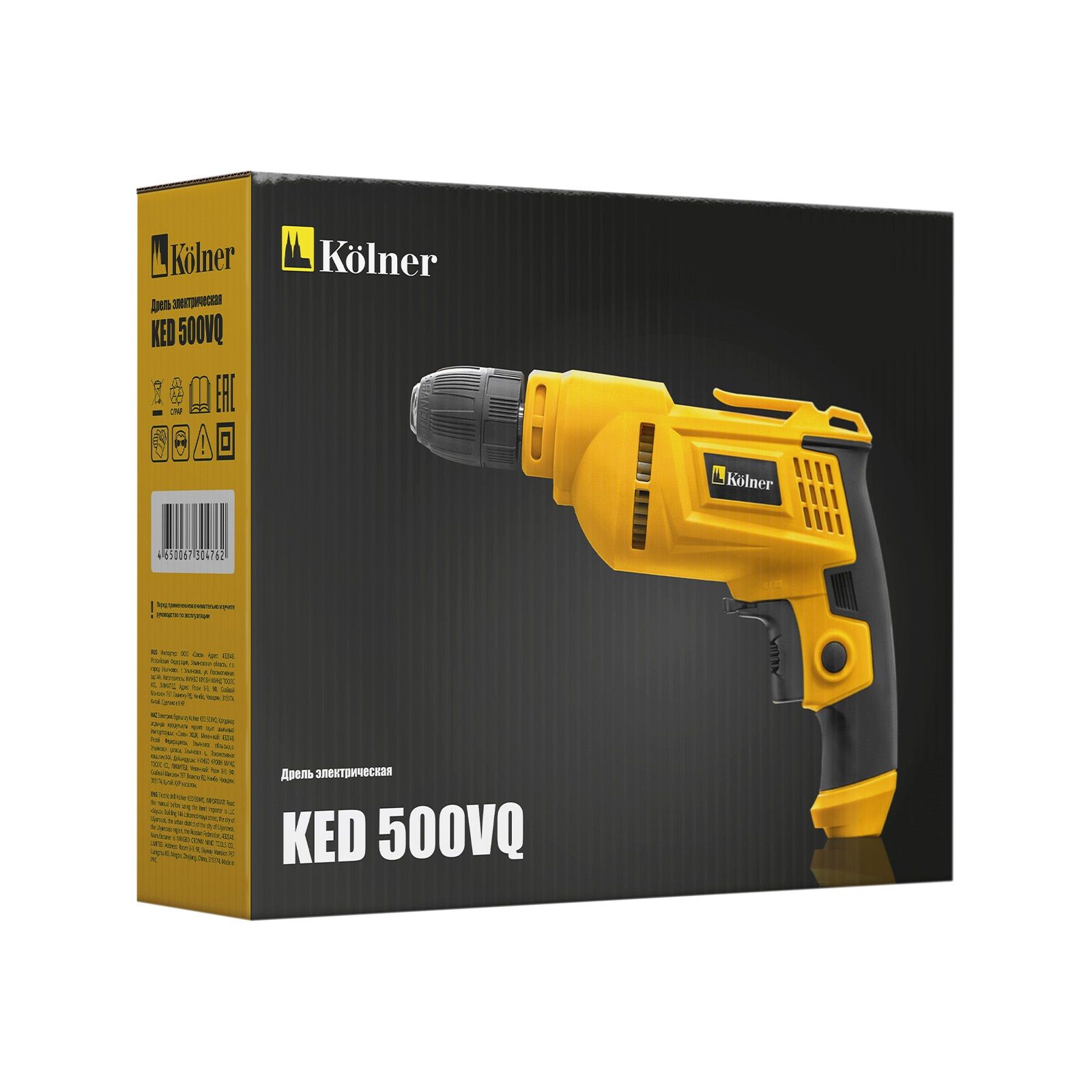 Дрель Kolner KED 500VQ 500Вт