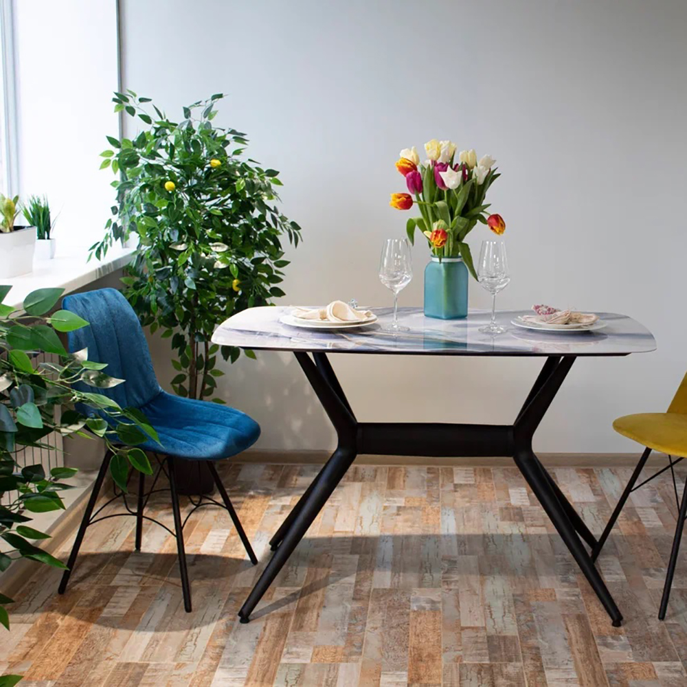 Стул Sheffilton SHT-ST29-C1/S100 морская глубина/черный муар