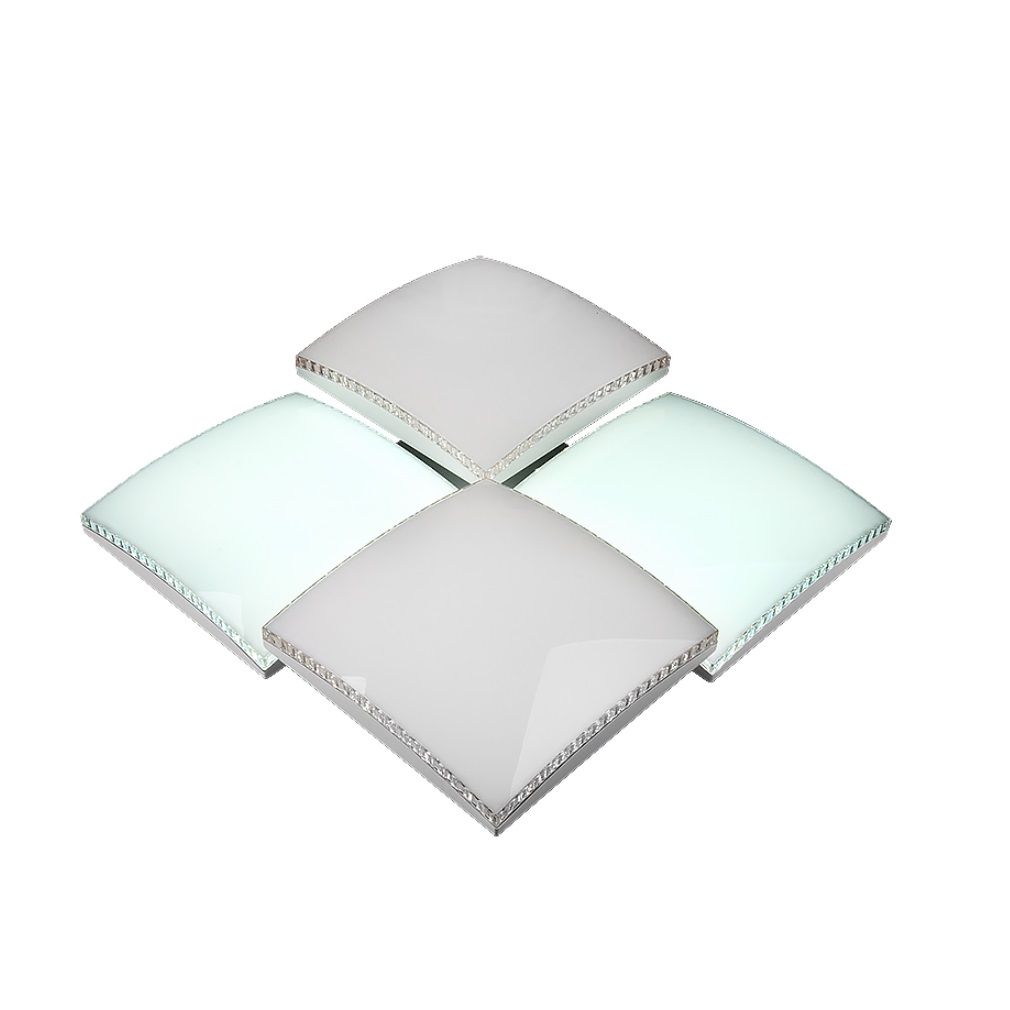 Светильник светодиодный 128Вт 6000Лм L-54*54см, пульт ДУ, Диммер, 3000К/4000К/6000К, 4 режима свечения, ночник Velatura