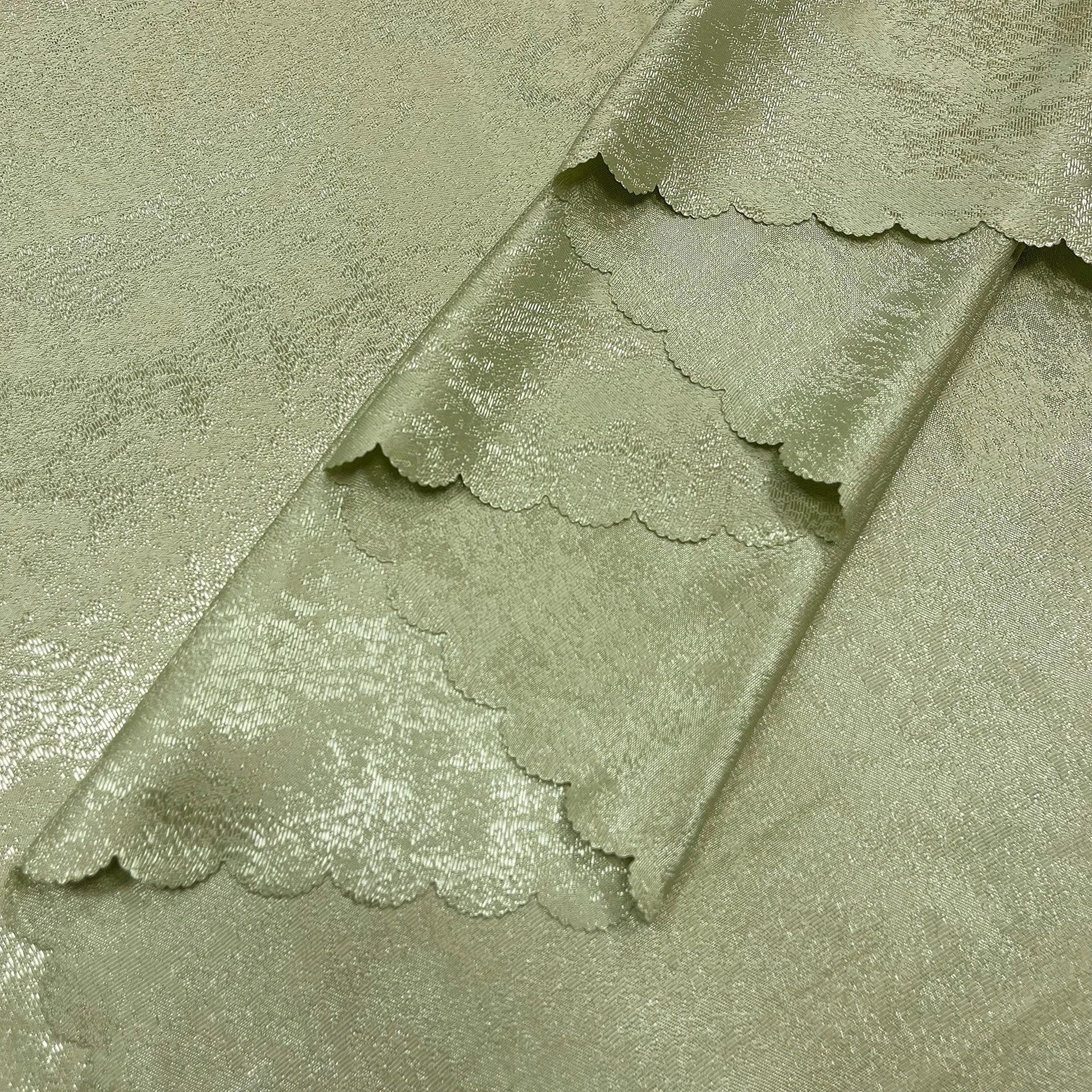 Ткань для штор Портьера жаккард ZG L553-106/150 15m зеленый