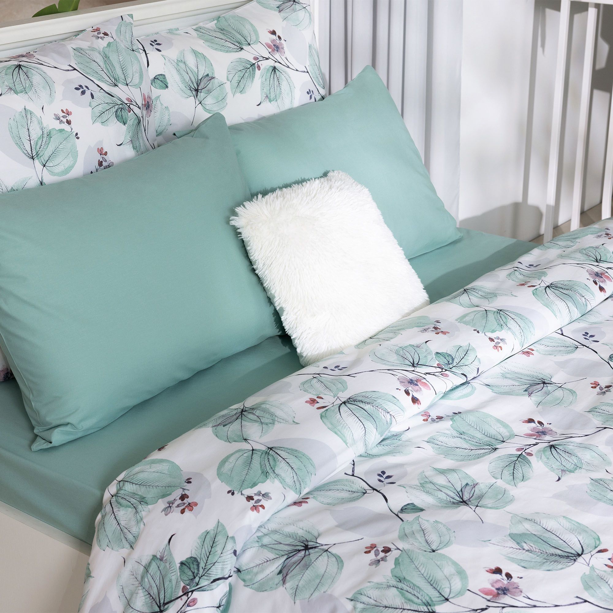 Белье постельное 2 сп перкаль Волшебная Ночь Springtime 50х70 см-2