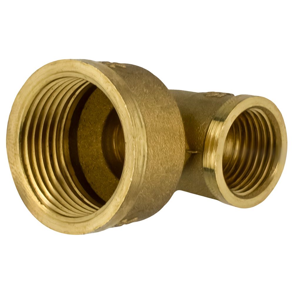 Угольник латунь 1/2"х1" ВР/ВР