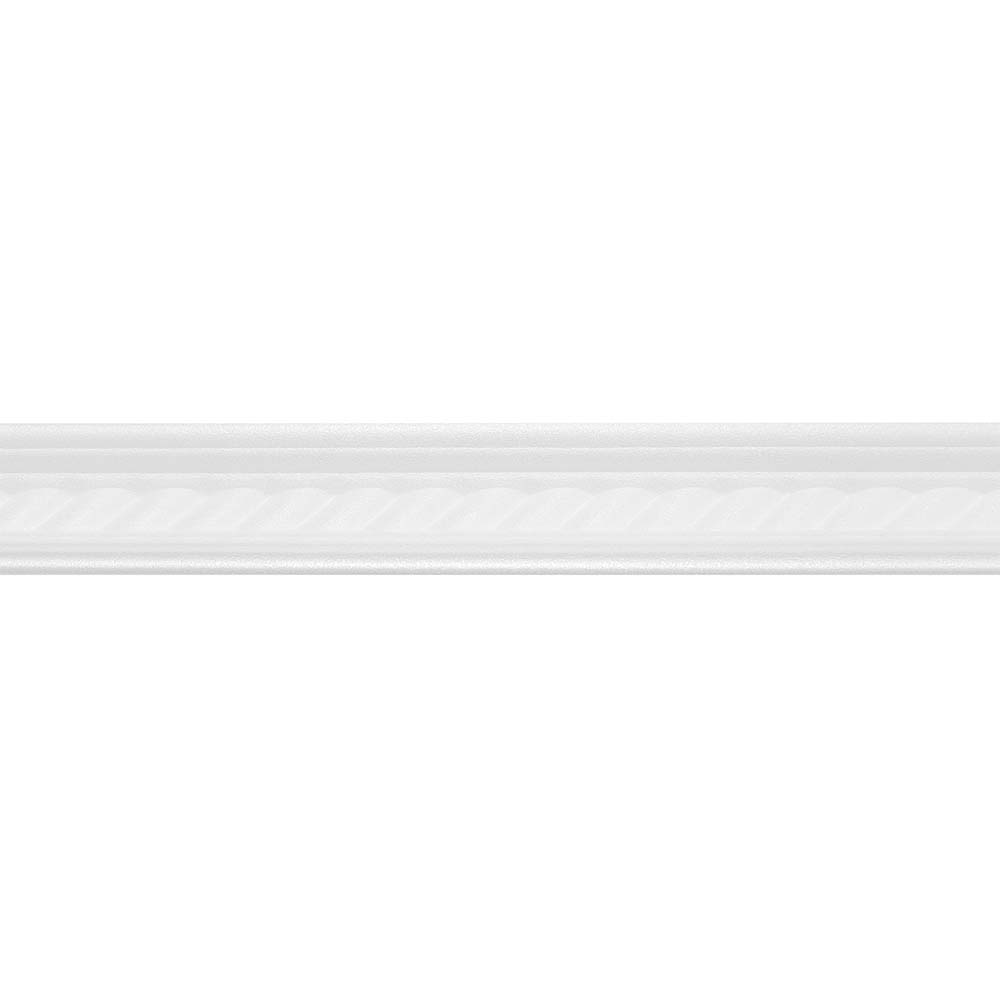 Плинтус потолочный Лагом 206 (2м) бел.(80)