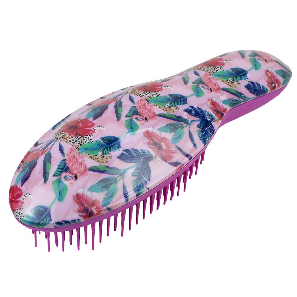Расческа массажная компактная Beauty Bar тропики