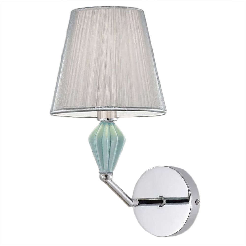 Светильник настенный 15525/1W CR 1х40Вт Е14 h30 см хром