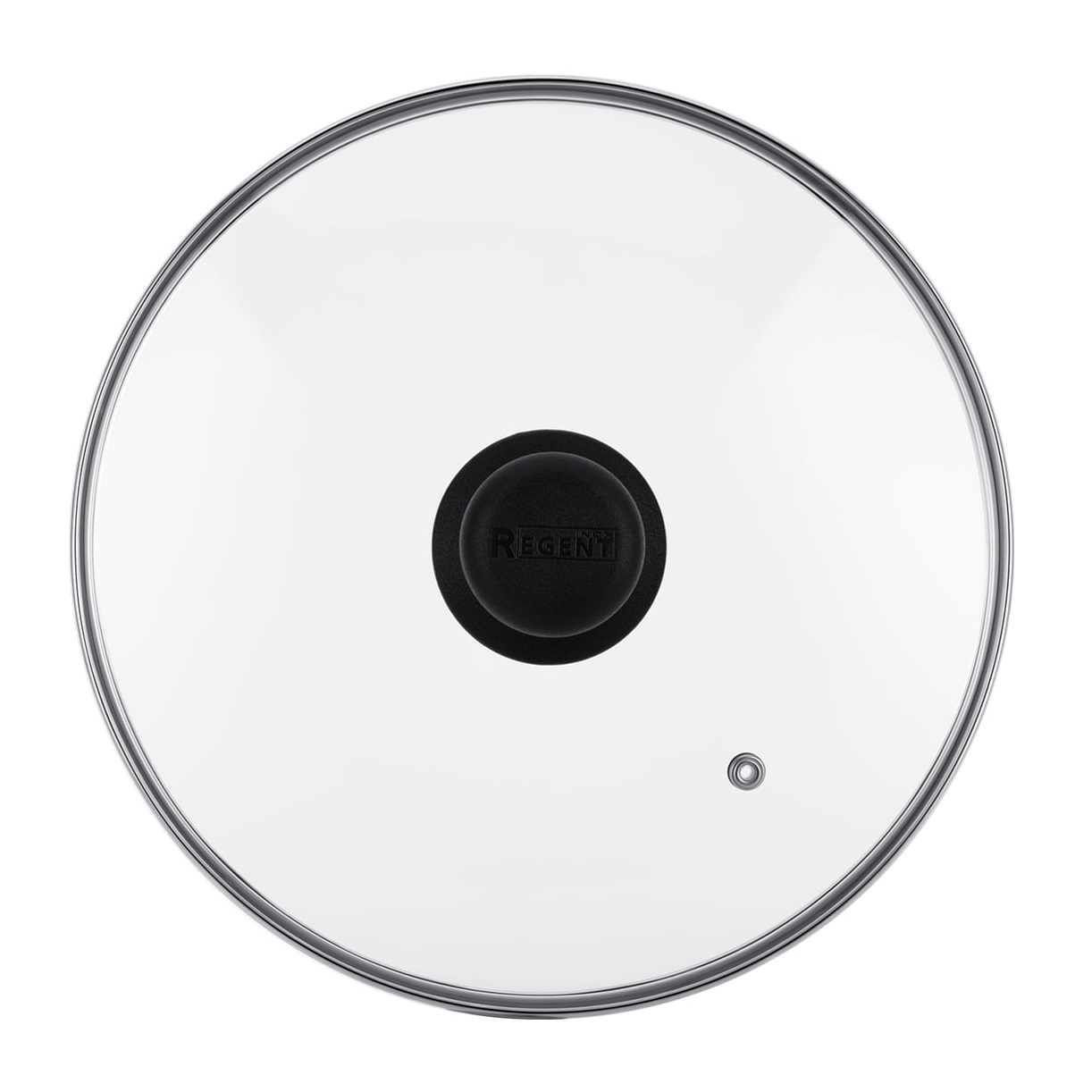 Крышка стеклянная 24 см Regent 93-LID-03-24 c металлическим ободком