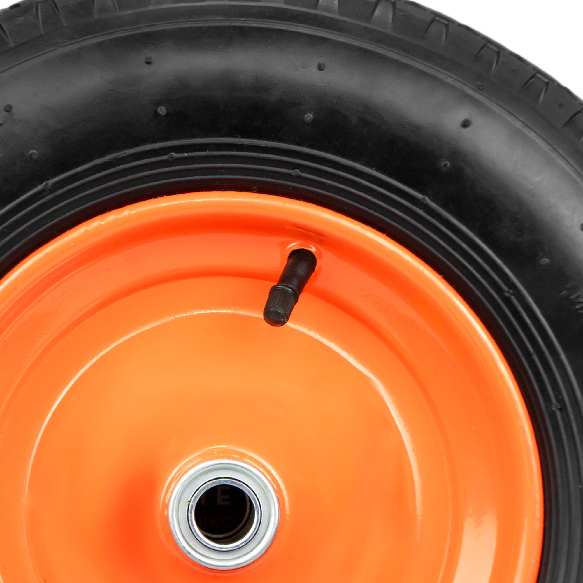 Колесо для тачки пневматическое 4.8043.00-8 d380 мм подшипник 20 мм длина оси 90 мм Palisad