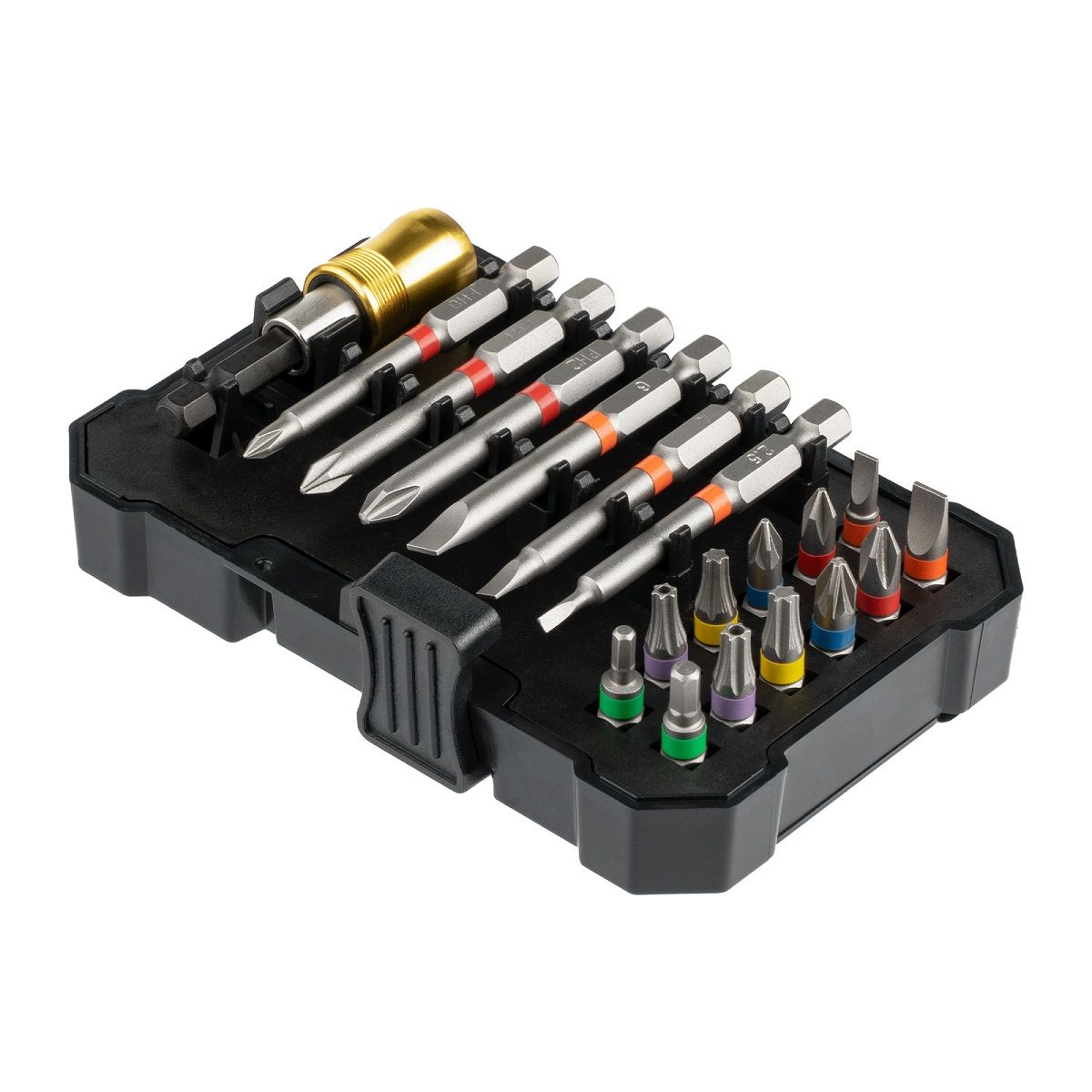 Набор бит в пластиковом кейсе Kolner Kbits 19C