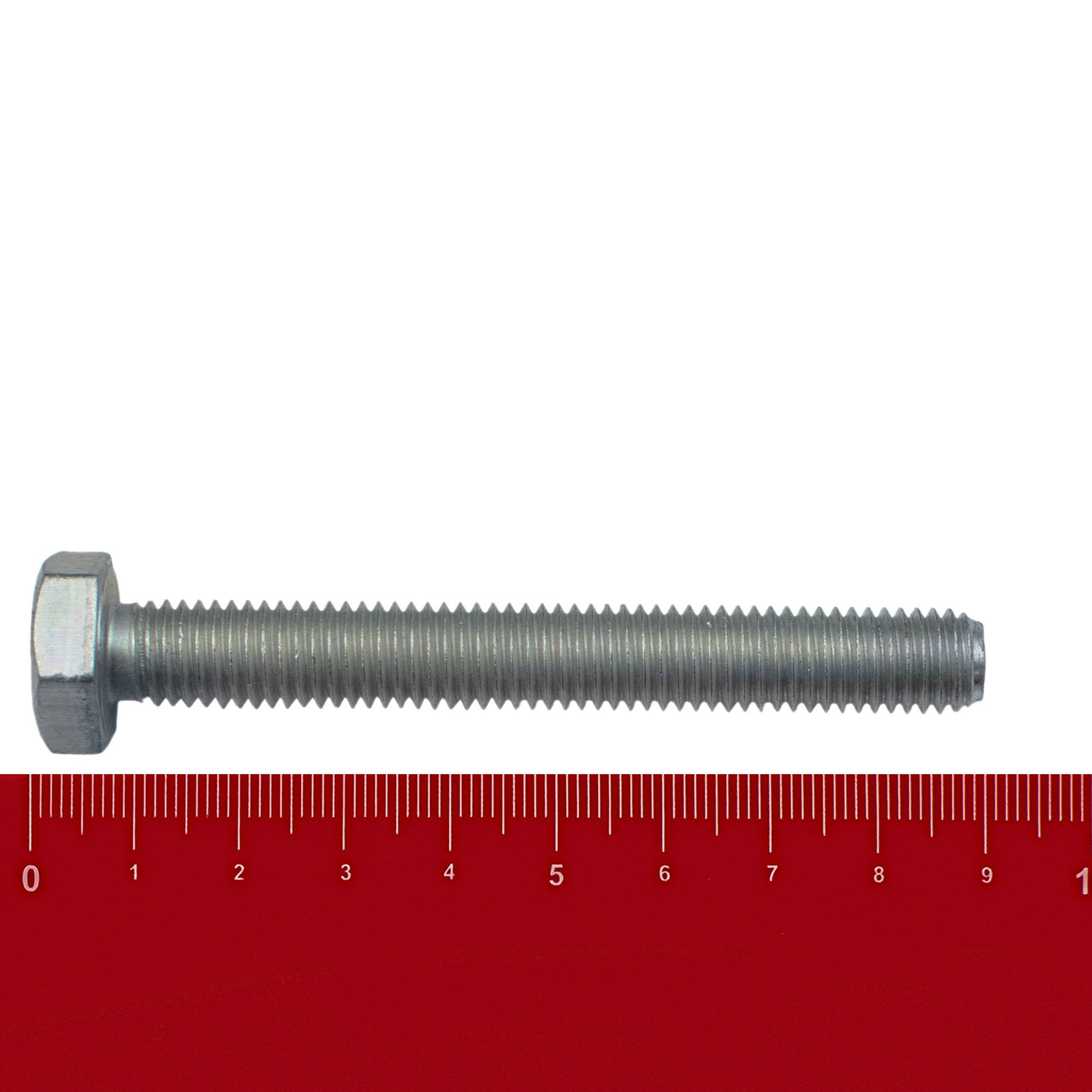 Болт DIN 933 М10х80 мм вес