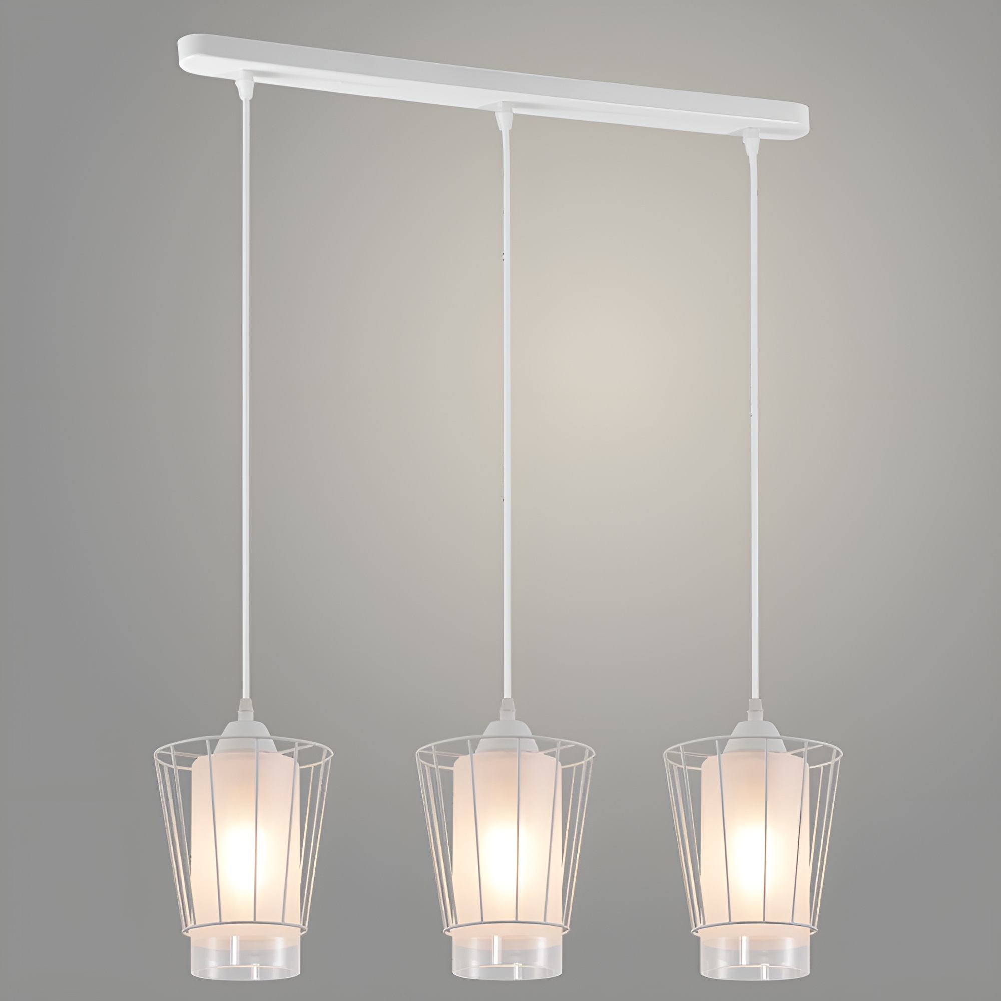 Светильник подвесной XA3193/3HT WH 3х60Вт Е27 d64 см h100 см HN23 белый