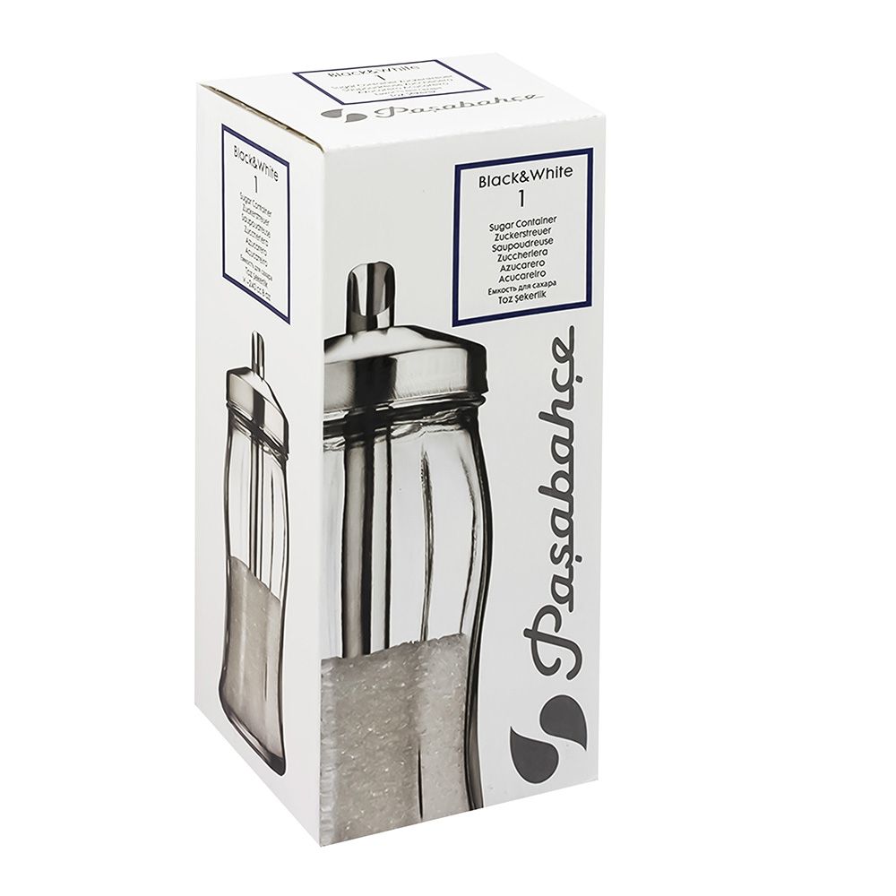 Сахарница Pasabahce Black and white 260 мл