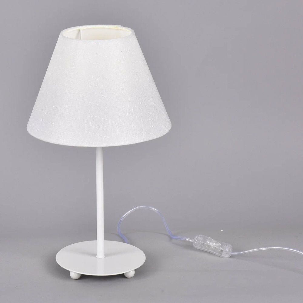 Лампа настольная "Романтика" РС20658 WT+CR/1T