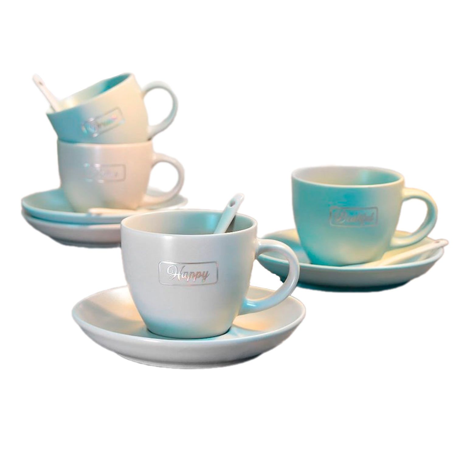 Набор чайный Элитный вкус на 4 персоны 12 предметов с ложками 180 мл