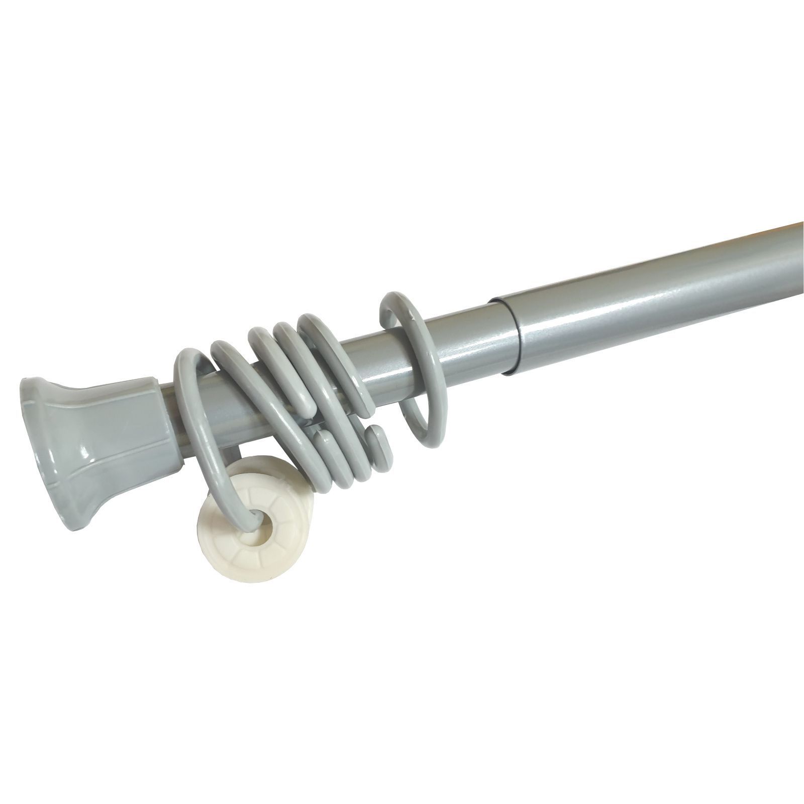 Карниз для ванной комнаты 120-210 см серый Prima Vanna